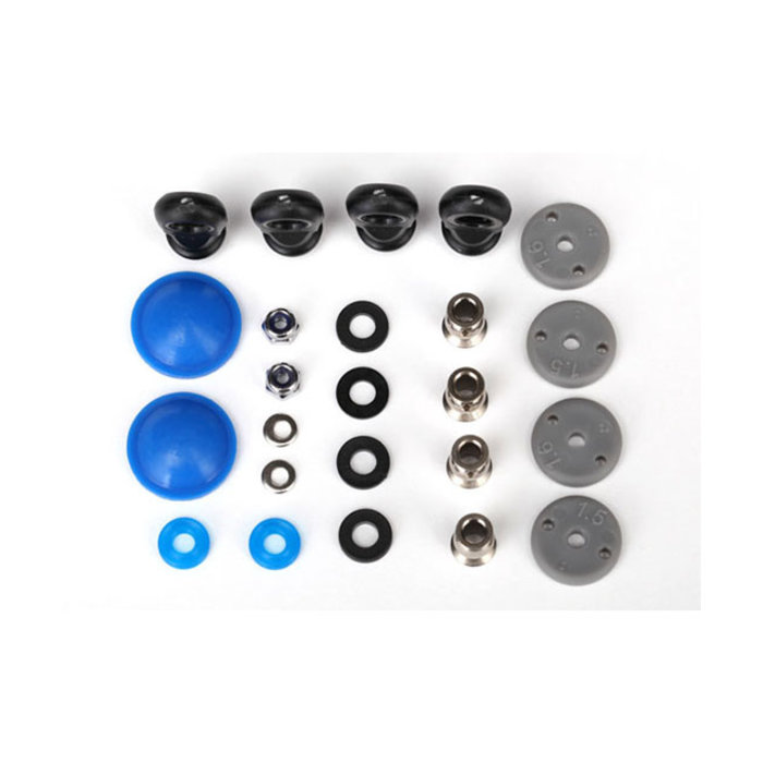 Traxxas 7463 - Rebuild kit, GTR long/xx-long shocks (x-rings, bladders, pistons, piston nuts, shock rod ends, hollow balls) (renews 2 shocks)