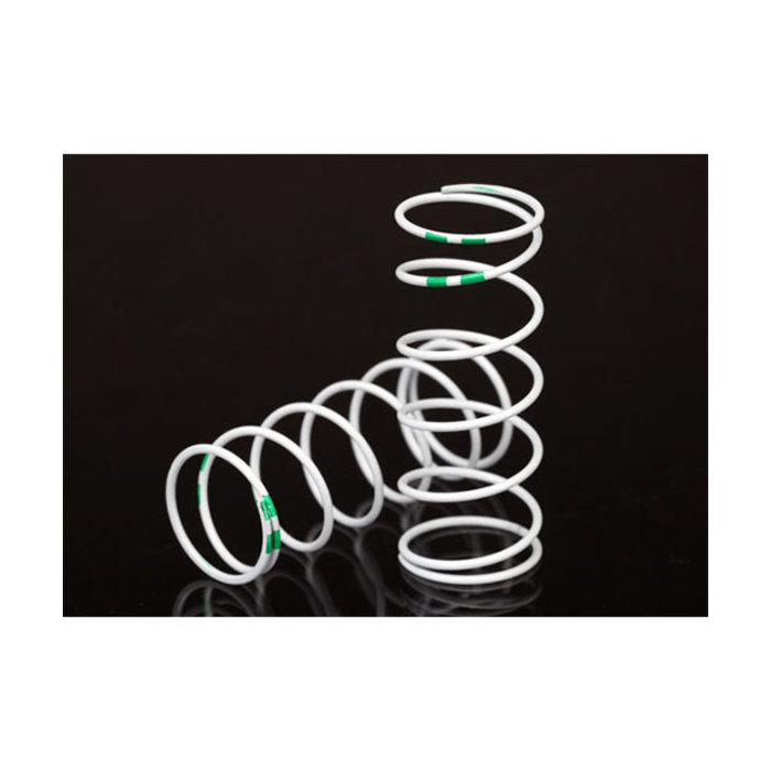 Traxxas 7441 - Spring, shock, white (GTR long) (0.653 rate green) (1 pair)