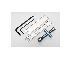Traxxas 2748R - Tool set (includes 1.5mm hex wrench / 2.0mm hex wrench / 2.5mm hex wrench/ 4-way wrench/ 8mm & 4mm wrench/ U-joint wrench)