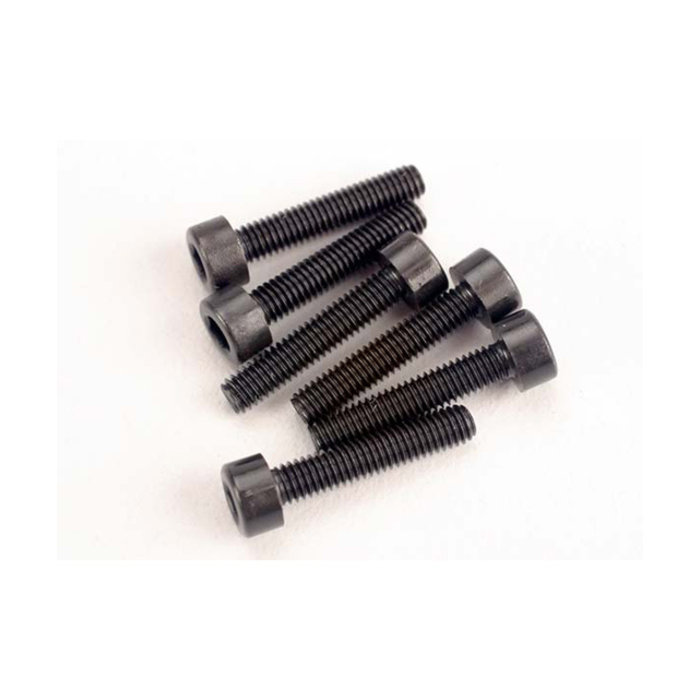 Traxxas 2586 - Head screws, 3x15mm cap-head machine (hex drive) (6) (TRX 2.5)