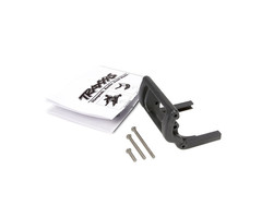 Traxxas 3677 - Wheelie bar mount (1)/ hardware (black). Use Part #4974 and 4976 to complete the wheelie bar assembly.