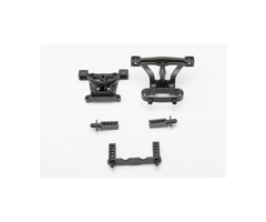 Traxxas 7015 - Body mounts, front & rear/ body mount posts, front & rear