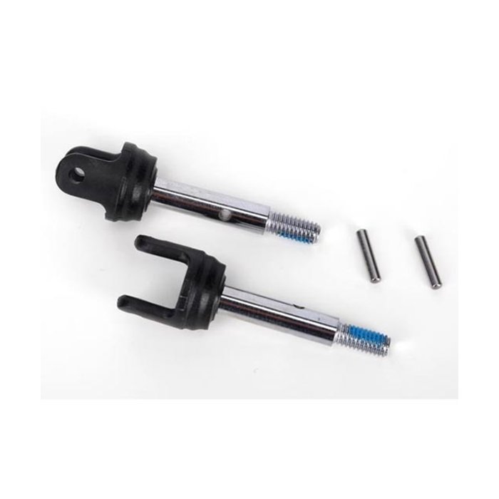 Traxxas 6853X - Stub axles, rear, heavy duty (2)/pins (2)