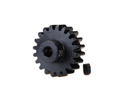 Traxxas 3950X - Gear, 20-T pinion (32-p), heavy duty (machined, hardened steel) (fits 3mm shaft)/ set screw