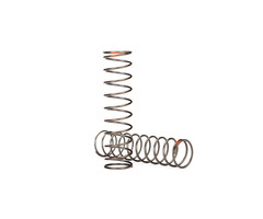 Traxxas 8044 - Springs, shock (natural finish) (GTS) (0.39 rate, orange stripe) (2)