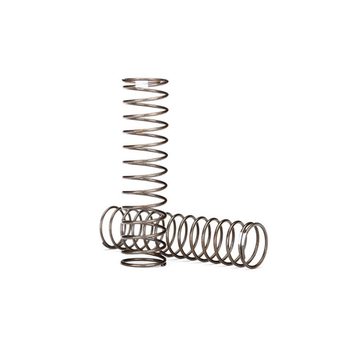 Traxxas 8043 - Springs, shock (natural finish) (GTS) (0.30 rate, white stripe) (2)