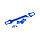 7623 - Upper Chassis (Long)/ Battery Hold Down, Blue