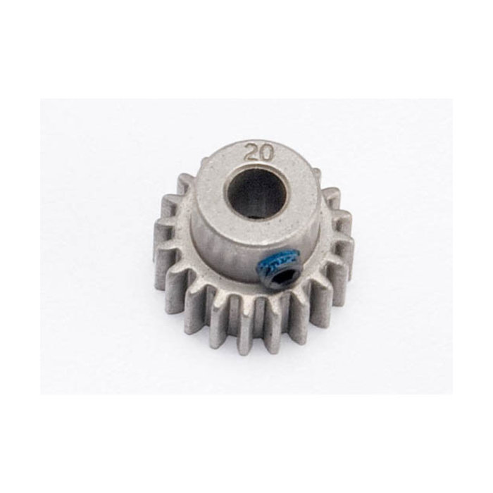 Traxxas Gear, 20-T pinion (0.8 metric pitch, compatible with 32-pitch) (fits 5mm shaft)/ set screw