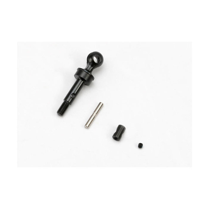 Traxxas 5654 - Stub axle, CV style (machined steel) (1)/ cross pin (1)/ drive pin (1)