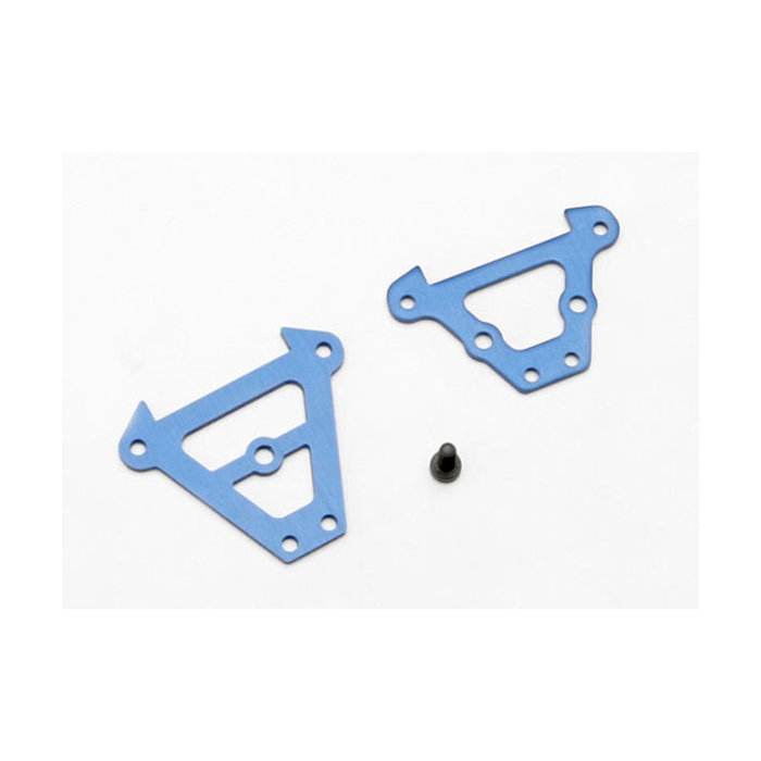 Traxxas 7023 - Blue Aluminum Bulkhead Tie Bars (F&R)