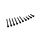 8940 - Suspension screw pin set, front or rear (hardened steel), 4x18mm (4), 4x38mm (2), 4x33mm (2), 4x43mm (2)