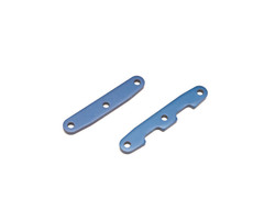 Traxxas 6823 - Bulkhead tie bars, front & rear, aluminum (blue-anodized)