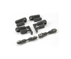 Traxxas 5345R - Servo horns, steering, long (2), short (2)/ linkage, steering (3x20mm turnbuckle) (2)/ rod ends (short) (4)/ hollow balls (4)