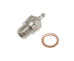 Traxxas 3232X - Glow plug, super-duty (long-medium)/gasket