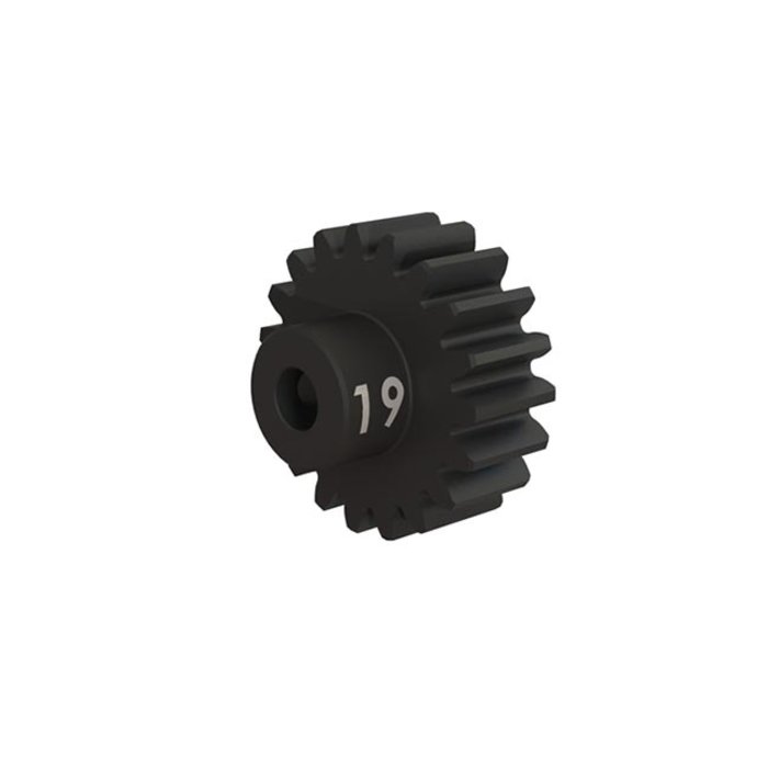 Traxxas 3949X - Gear, 19-T Pinion (32-p), Heavy Duty (machined, hardened steel) (fits 3mm shaft)/ set screw