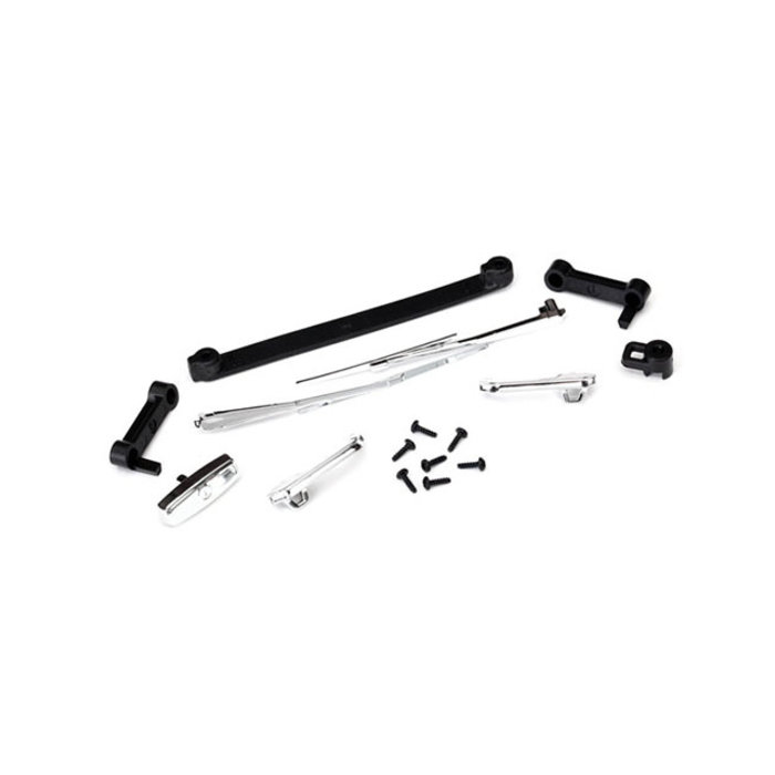Traxxas 8132 - Door handles, left, right & rear tailgate/ windshield wipers, left & right/ retainers (2)/ 1.6x5 BCS (self-tapping) (7) (fits #8130 body)