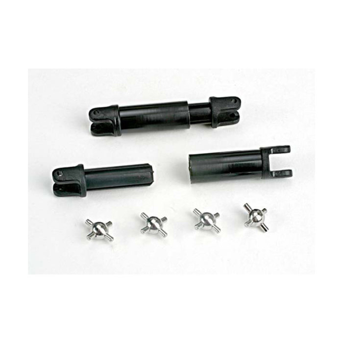 Traxxas 1651 - Half-shafts (internal-splined (2)/external-splined (2))/ metal U-joints (4)