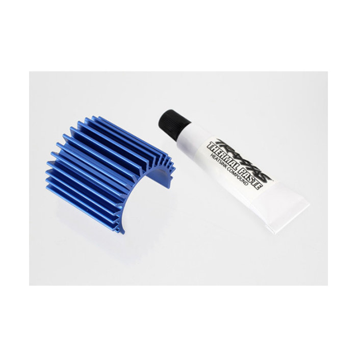 Traxxas 3374 - Heat sink, Velineon® 380 brushless motor, aluminum (blue-anodized)