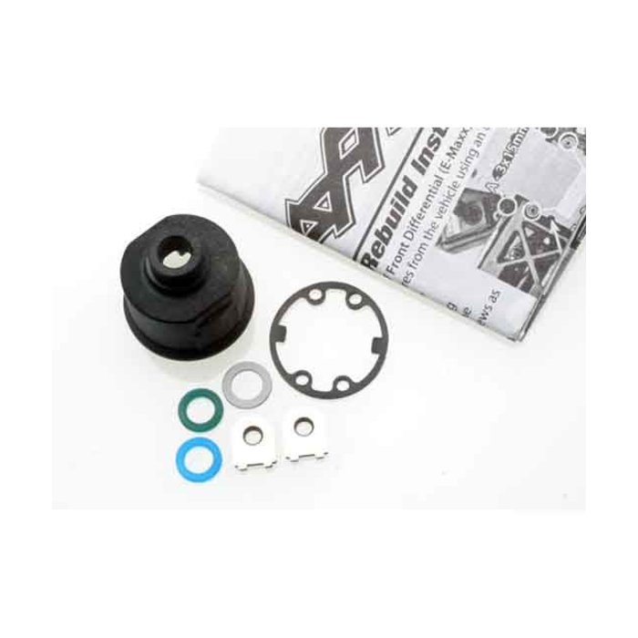 Traxxas 3978 - Carrier, differential (heavy duty)/ x-ring gaskets (2)/ ring gear gasket/ bushings (2)/ 6x10x0.5 TW