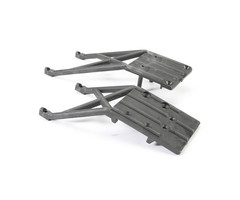 Traxxas 5837 - Skidplates, front & rear (black)