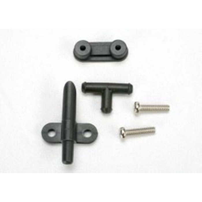 Traxxas 1588 - Water pick-up, backing plate, tee-fitting and (2) 3x12 RM stainless screws