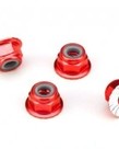 TRAXXAS 1747A - NUTS, ALUMINUM, FLANGED, SERRATED