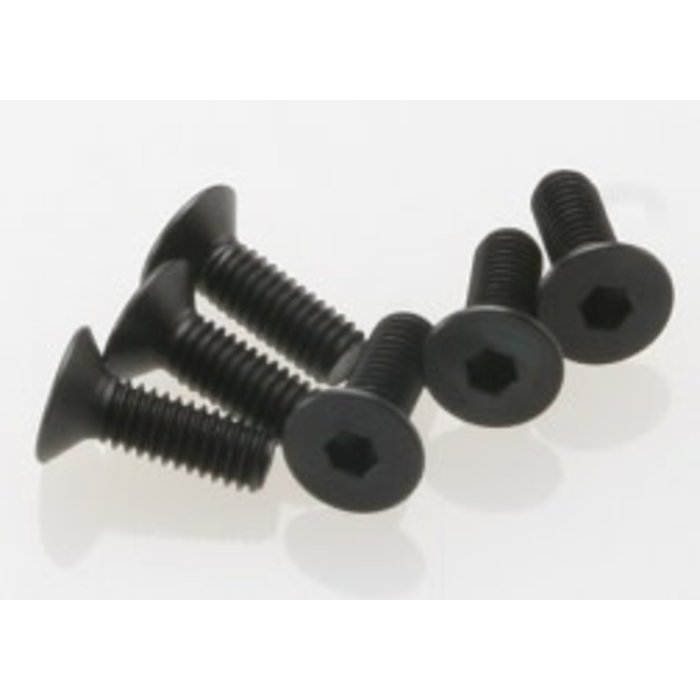 Traxxas 2542 - Screws, 4x12mm countersunk machine (hex drive) (6)