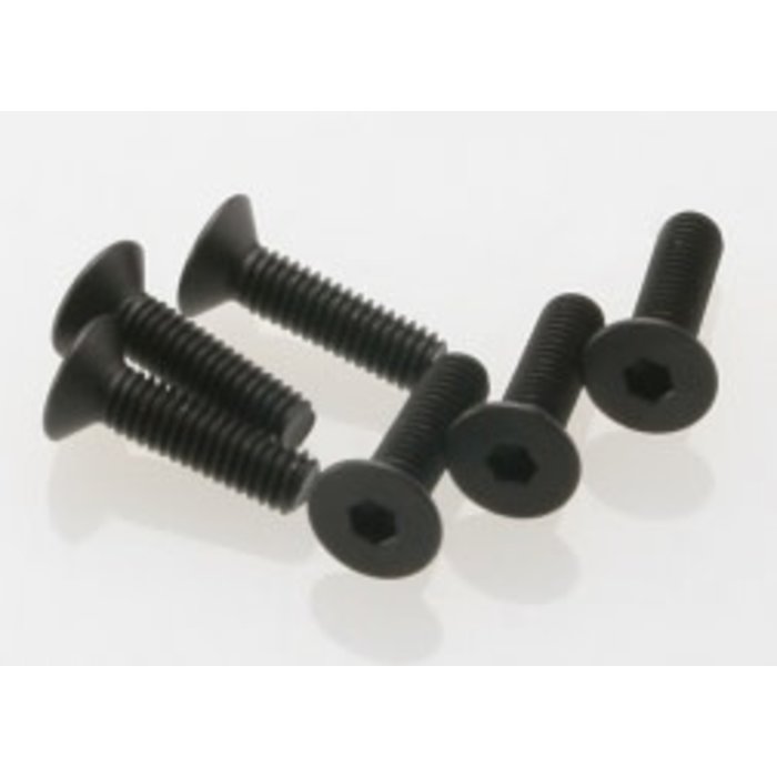 Traxxas 2546 - Screws, 4x15mm countersunk machine (hex drive) (6)