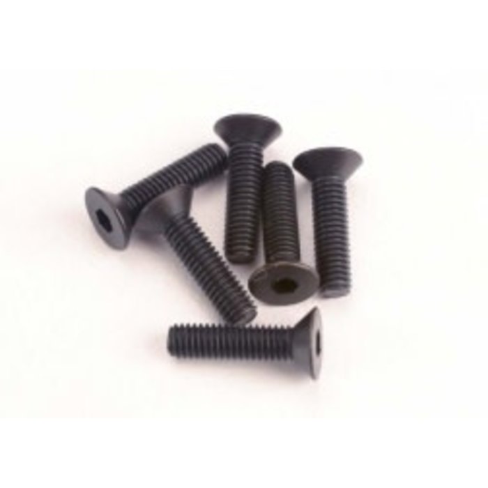 Traxxas 2552 - Screws, 3x12mm countersunk machine (6) (hex drive)