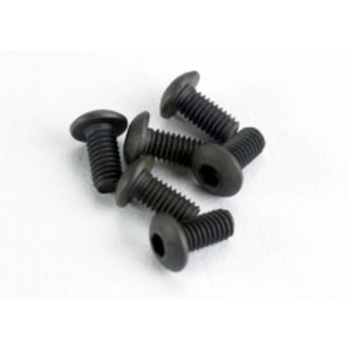 Traxxas 2575 - Screws, 3x6mm button-head machine (hex drive) (6)
