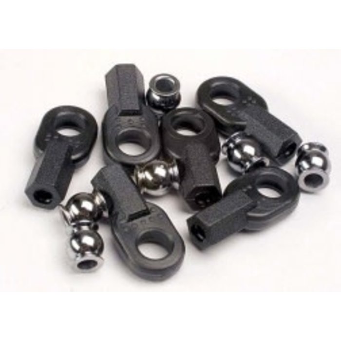 Traxxas 2742 - Rod ends (long) (6)/ hollow ball connectors (6)