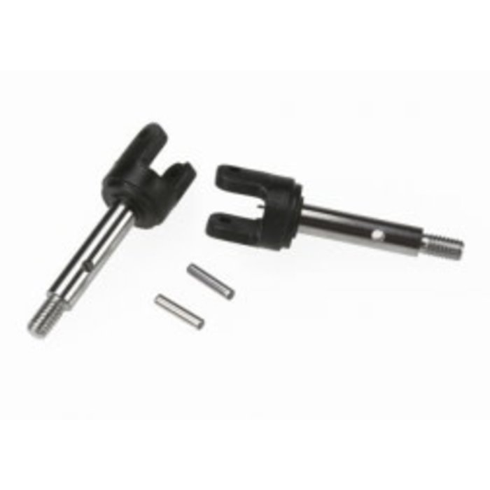 Traxxas 2753X - Stub axles, rear (2)