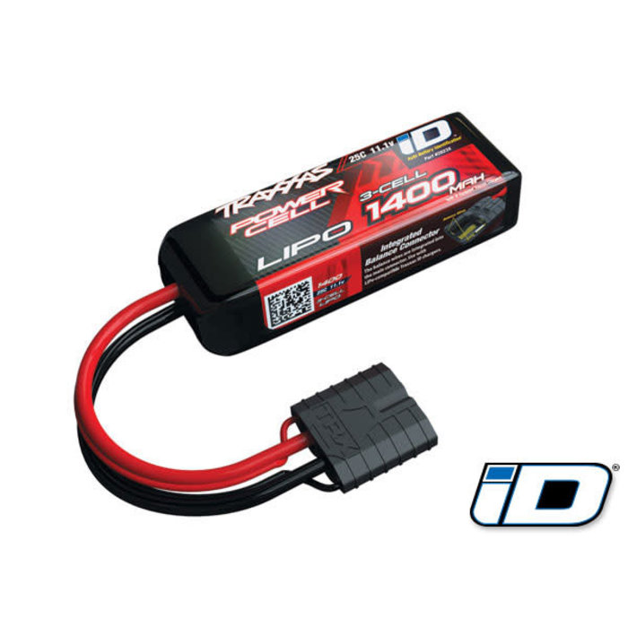 Traxxas 2823X - 1400mAh 11.1v 3-Cell 25C LiPo Battery
