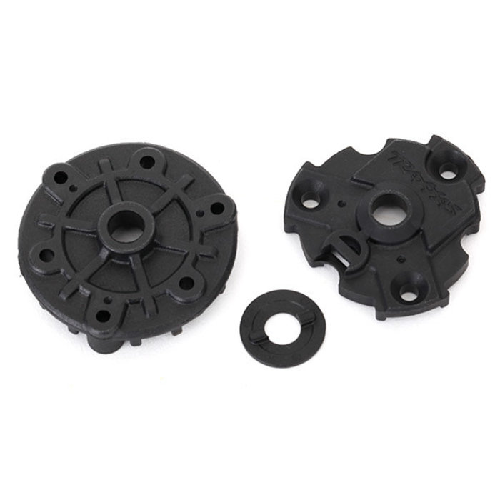 Traxxas 7793X - Housing, cush drive (front & rear halves)