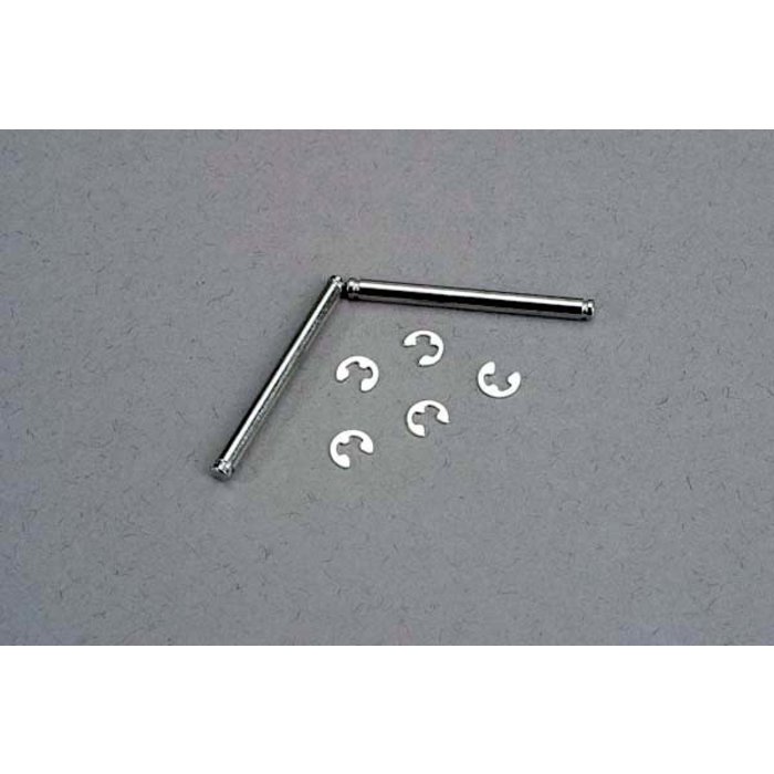 Traxxas 3740 - SUSPENSION PINS 2.5 X 31.5MM (king pins) w/ e-clips (2) (strengthens caster blocks)