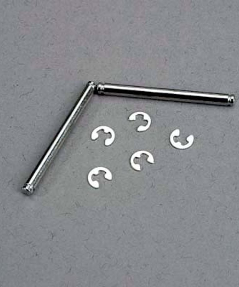 TRAXXAS 3740 - SUSPENSION PINS 2.5 X 31.5MM (king pins) w/ e-clips (2) (strengthens caster blocks)