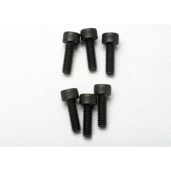 Traxxas 3965 - Screws, 2.5x8mm cap-head machine (6)