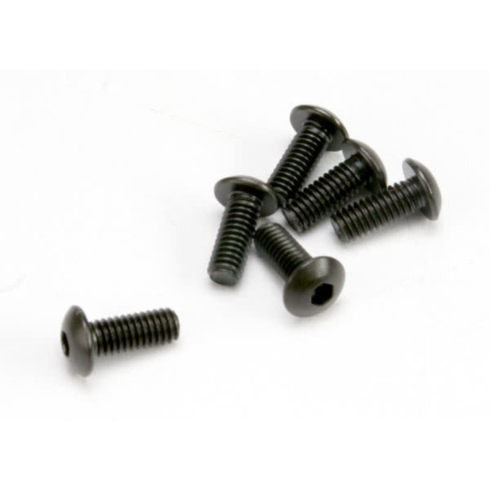 Traxxas 3936 - Screws, 4x10mm button-head machine (hex drive) (6)