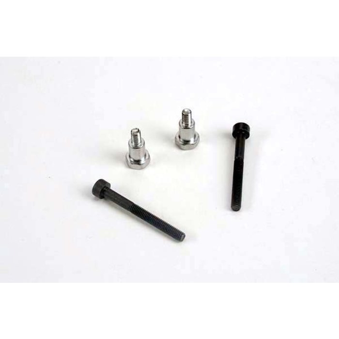 Traxxas 3742 - Shoulder screws, steering bellcranks (3x30mm cap-head machine) (2)/ draglink shoulder screws (chrome) (2)