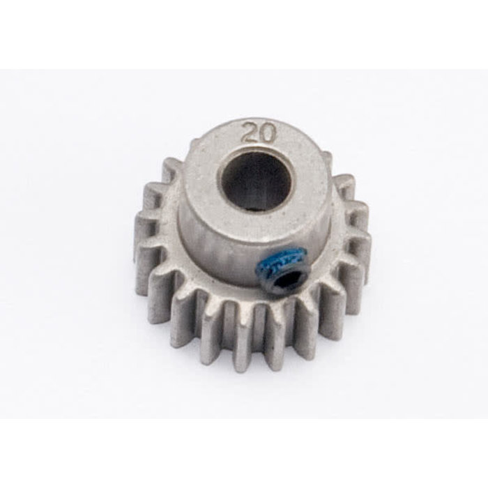 Traxxas Gear, 20-T pinion (0.8 metric pitch, compatible with 32-pitch) (fits 5mm shaft)/ set screw