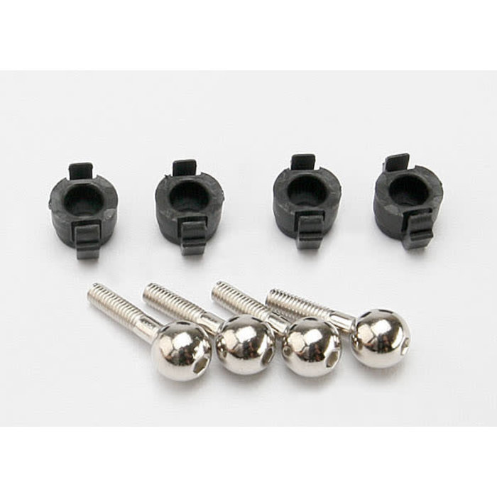 Traxxas 7033 - Pivot balls (4)/ pivot ball caps (4)