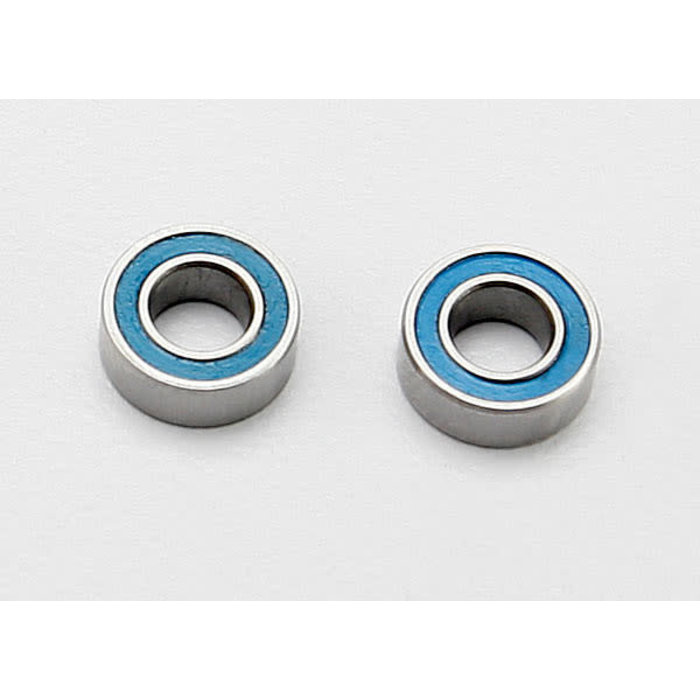 Traxxas 7019 - Ball bearings, blue rubber sealed (4x8x3mm) (2)