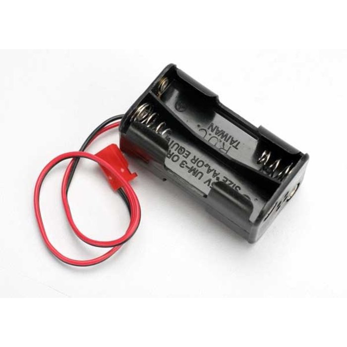 Traxxas 3039 - Battery holder, 4-cell (no on/off switch) (for Jato and others that use a male Futaba style connector)