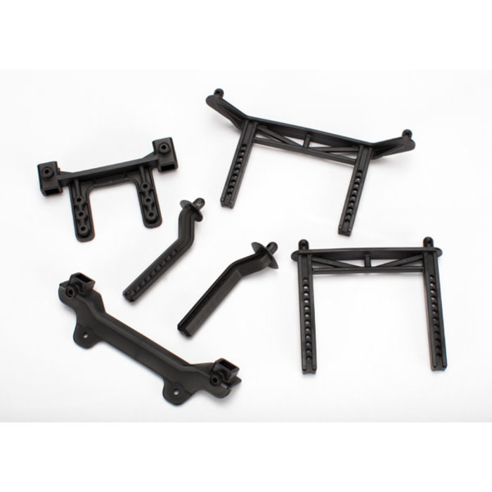 Traxxas 3619 - Body mounts, front & rear/ body mount posts, front & rear (adjustable)/ 2.5x18mm screw pins (4)