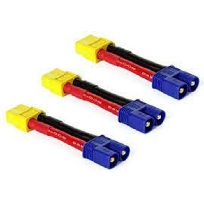 INTEGY C30706 -EC3 Male to XT60 Female Connector Convertor Adapter