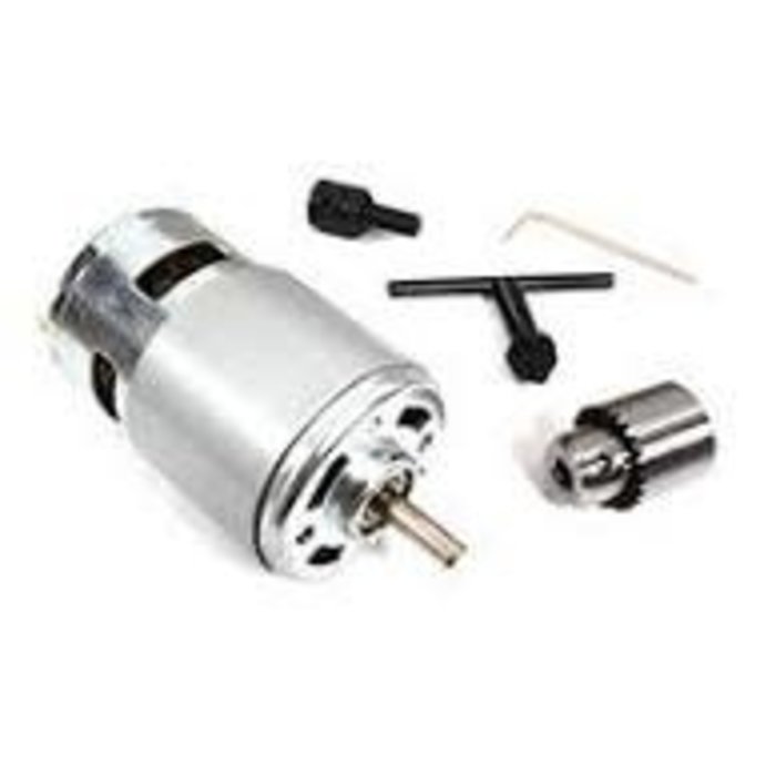 INTEGY C29916 - DIY DC 12V Electric Hand Drill Set D Shaft Type w/ 755 Motor