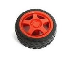 INTEGY C29814 - Educational DIY Robot Science Part, Red Plastic Wheel