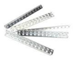 INTEGY C29887 - Metal L-Shape Slotted Right Angle Bar Bracket (5) L=65mm for DIY Toys