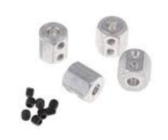 INTEGY C31084 - 12mm Hex Adapters (4) 14mm Long for 1/10 Scale w/ 5mm Axle Shafts