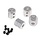 C31084 - 12mm Hex Adapters (4) 14mm Long for 1/10 Scale w/ 5mm Axle Shafts